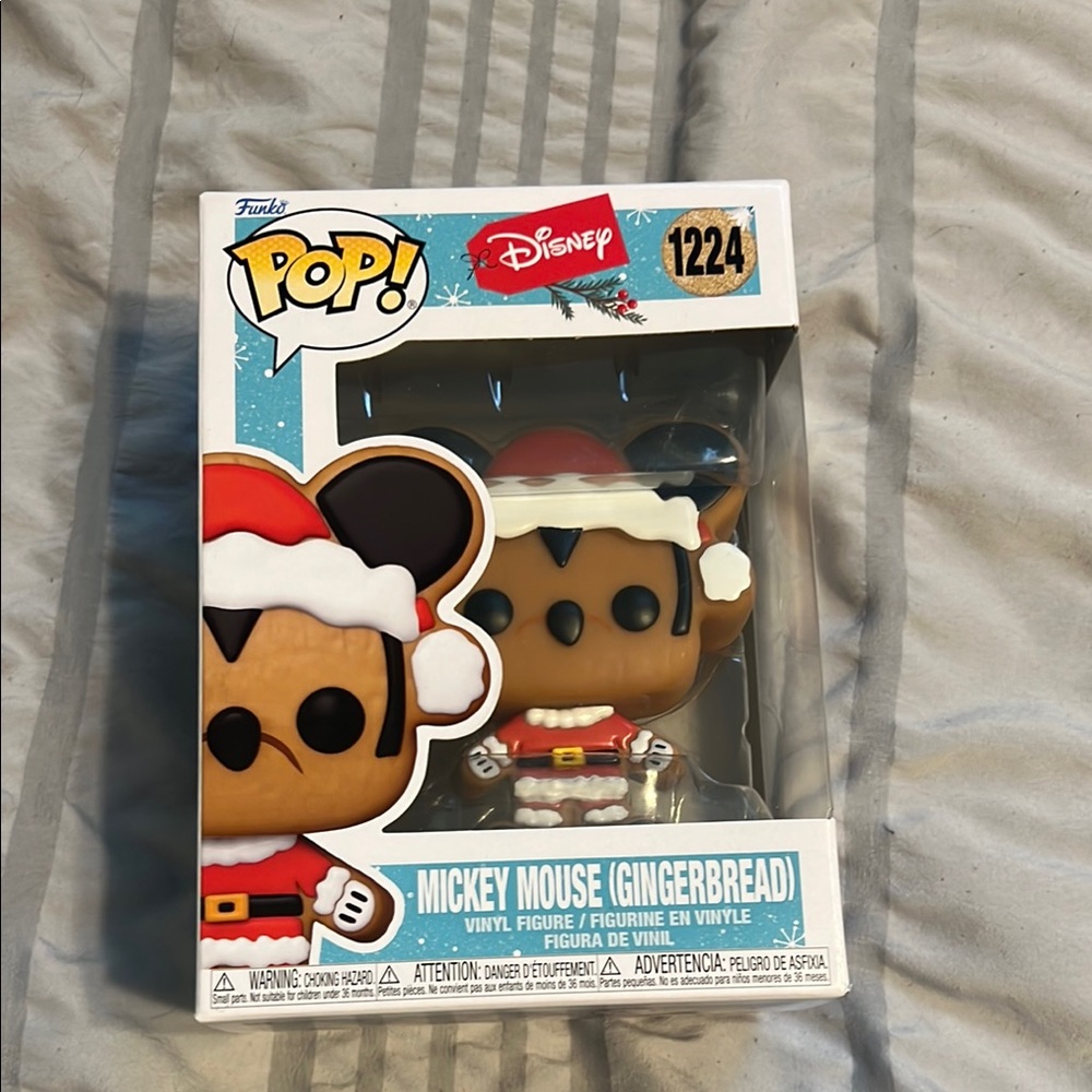 Funko Holiday Decor Red and Brown Santa Hat Figure